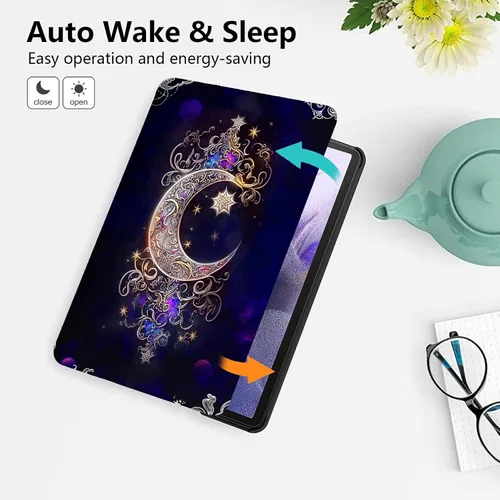 Miniatura 6 de Funda para iPad de 10.ª generación 2022, iPad de 10.9 pulgadas, iPad (A16) de 11ª generación de 11 pulgadas (2025), funda delgada de piel sintética