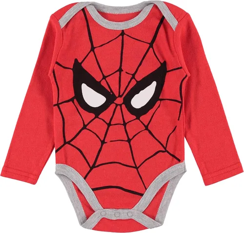 Miniatura 2 de Spiderman - Conjunto de ropa de 3 piezas para bebé con body de bebé, pantalones y sombrero, disfraz de Marvel Avengers para bebé niño