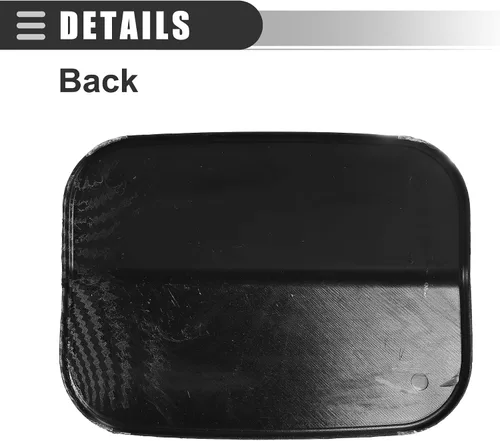 Miniatura 7 de Motoforti Cubierta de puerta de gas para depósito de combustible, para Dodge Charger 2015-2021, plástico, patrón de fibra de carbono, color negro