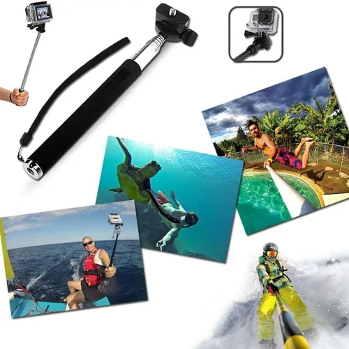 Miniatura 6 de Accesorios universales para cámara de acción, soporte para la cabeza, palo para selfie, agarre de mano flotante compatible con Dragon Touch/AKASO