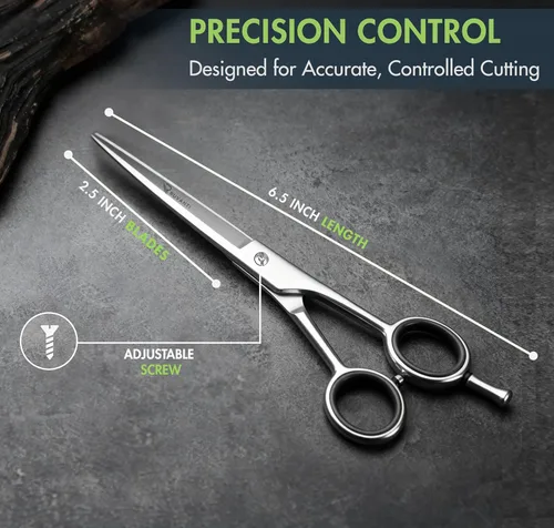 Miniatura 4 de Ruvanti Tijeras de corte de pelo profesionales - Tijeras de peluquería para uso en el salón y en el hogar - Filo afilado duradero Tijeras De Tijera