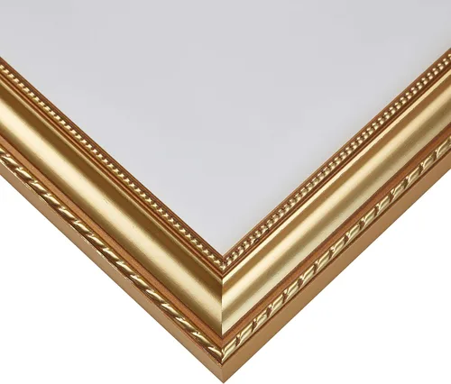 Miniatura 3 de Craig Frames 18x24 Marco para fotografías – Victoria Dorado Ornado de 1.5 Pulgadas de Ancho con Moldura de Madera Maciza, Acabado Decorativo