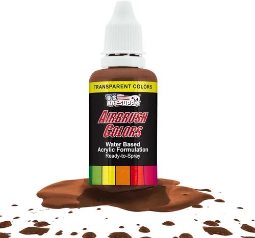 Miniatura 15 de U.S. Art Supply Pintura acrílica transparente Chartruesse para aerógrafo, 8 onzas, lista para rociar, pintura con pincel de aire para uñas, modelos