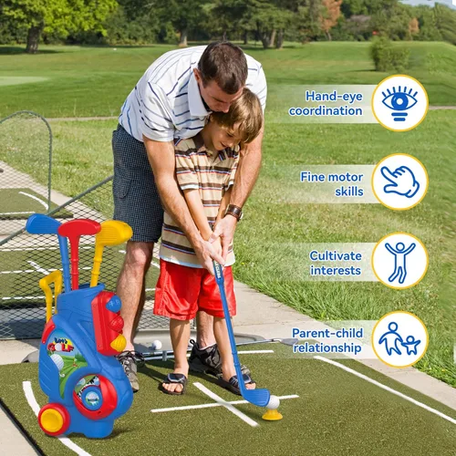 Miniatura 6 de Liberry Juguetes para niños de 2, 3, 4, 5 años, regalo de Navidad, cumpleaños, juego de palos de golf para niños