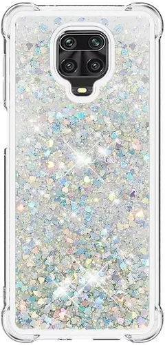 Miniatura 59 de Glitter Sparkle Moving Quicksand Flowing Cover para Xiaomi Redmi Note 10S Bling Liquid Clear Star Heart Silicona Bumper Funda transparente de goma a