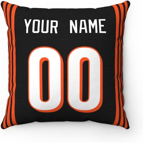 Miniatura 2 de ANTKING 2 paquetes de almohadas personalizadas con cualquier nombre y número para hombres, mujeres y niños Para Cincinnati