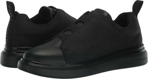 Miniatura 7 de Men's Laceless White Sole Elasticized Criss-Crossing Detail Sneaker