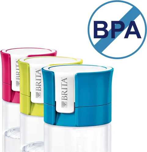 Miniatura 7 de BRITA Fill and Go Vital - Botella de filtro de agua, color rosa, paquete de 1