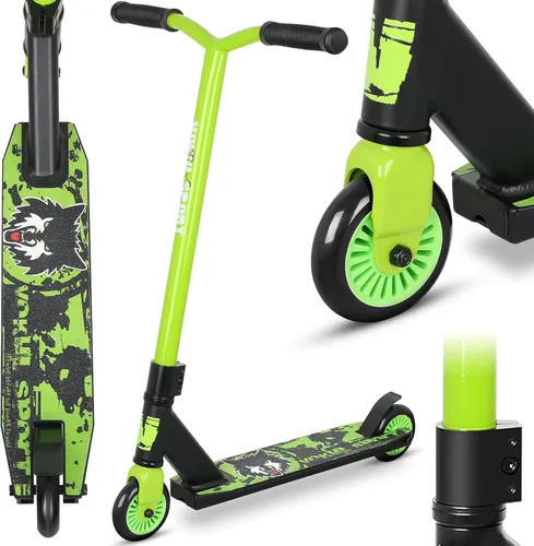 Miniatura 7 de Patinete Pro Trick, scooters de acrobacias de nivel básico para niños de 6 años en adelante, scooter completo de aluminio y ligero BMX Freestyle