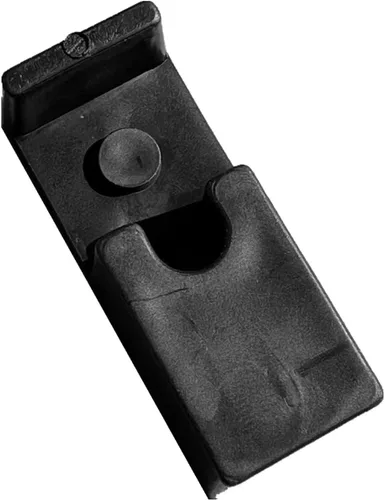 Miniatura 4 de Guía de parachoques para puerta de ducha, color negro, equipado con 2 tornillos, paquete de 2