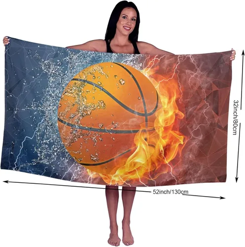 Miniatura 3 de Toalla de playa personalizada con tu foto/texto para adultos, adolescentes, mujeres, hombres, niños, niñas, toallas de microfibra suave y absorbente