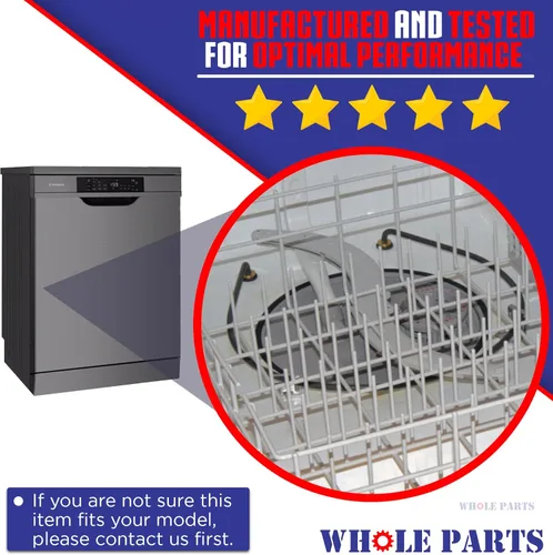 Miniatura 4 de Conjunto de brazo rociador inferior para lavavajillas Whole Parts mejorado, color gris, pieza # WD22X10047 - Reemplazo y compatible con algunos