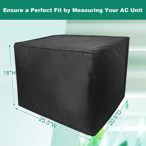 Miniatura 5 de Cubierta de aislamiento para ventana de aire acondicionado, cubierta impermeable al aire libre a prueba de polvo para aire acondicionado