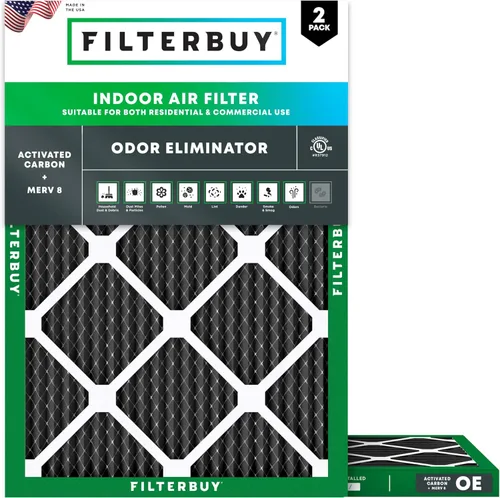 Miniatura 12 de Filtros de horno/filtros de aire - Eliminador de olores MERV 8 (paquete con 2 unidades)