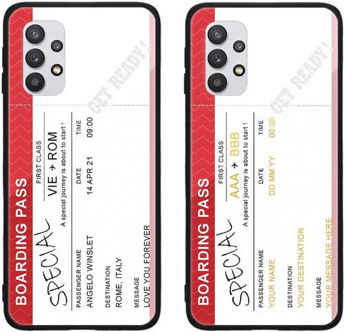 Miniatura 96 de Funda de teléfono personalizada para Samsung Galaxy S22+ / S22 Plus 5G, funda de TPU suave de vidrio templado antiarañazos personalizada con foto