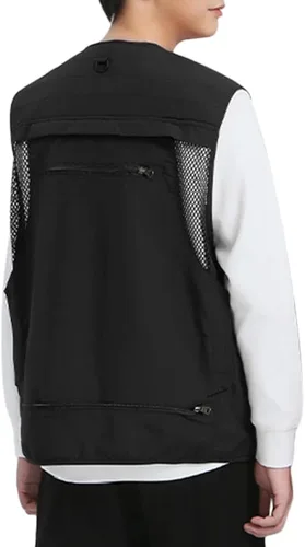 Miniatura 3 de Chaleco de pesca para hombre de verano al aire libre, de secado rápido, informal, ligero, con varios bolsillos
