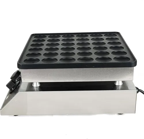 Miniatura 8 de Mini panqueques para mini panqueques holandeses de doble placa de 110 V, panqueque eléctrico comercial para restaurante y uso doméstico