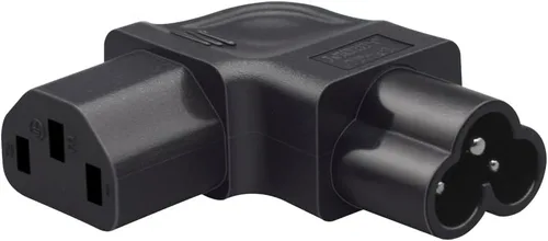 Miniatura 7 de Adaptador C6 a C13 Compatible con laptops, impresoras, monitores Convertidor de corriente CA de 10 A 250 V