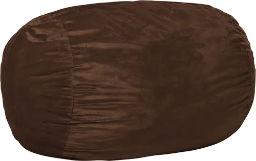 Miniatura 4 de Chill Sack Funda para silla puf, 5 pies, microgamuza - Chocolate Microsuede - Chocolate - Solo funda