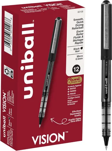 Miniatura 13 de uni-ball Vision Elite - Bolígrafos de punta redonda gruesa (1/32 de pulgada), color violeta, 12