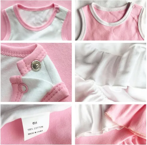 Miniatura 4 de iDzn Tater Tot - Vestidos divertidos para bebés y niñas, vestido de princesa de 0 a 24 meses, ropa de 100% algodón
