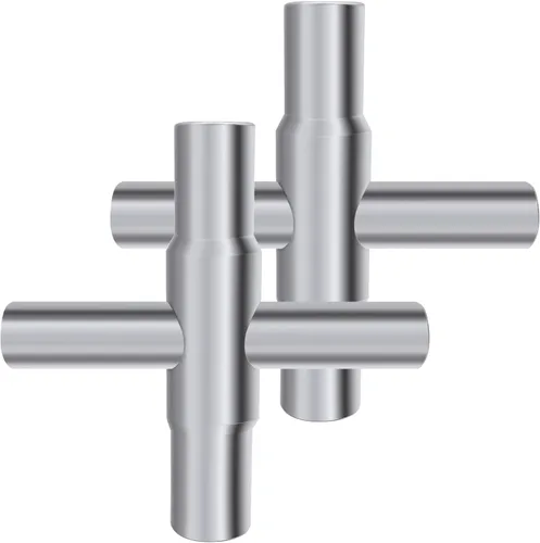 Miniatura 7 de Llave de cierre de agua Sillcock de 4 vías, 1 paquete, acero 40 Cr