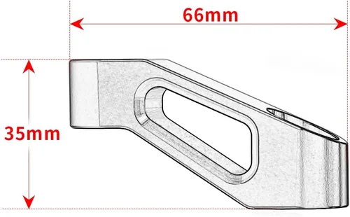 Miniatura 4 de Para Z250 Z300 Z400 Z650 Z750 Z800 Z900 Z1000 Zh2 Cualquier año Motocicleta Retrovisor Elevadores z 1000 900 800 750 650 400 300 250 Accesorios Negro
