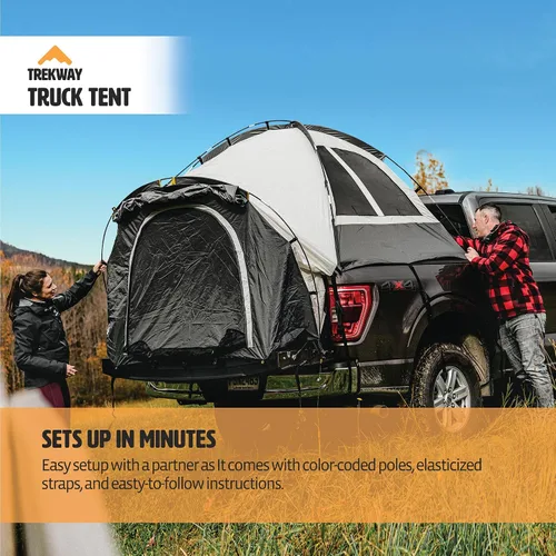 Miniatura 6 de Offroading - Tienda de campaña para caja de camioneta, longitud de 6.5 pies de caja