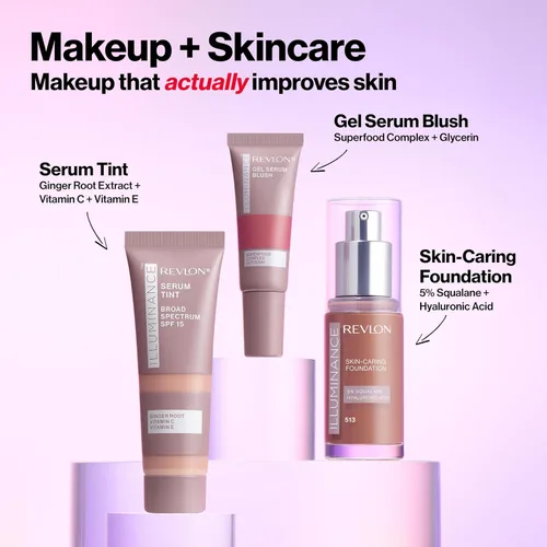 Miniatura 5 de Revlon Illuminance Suero Tintado, Triple Ácido Hialurónico, Equilibra el Tono de la Piel con el Tiempo e Hidrata Todo el Día, SPF 15, 117 Beige