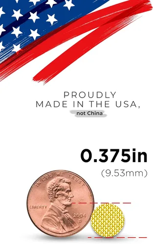 Miniatura 2 de Fabricado en los Estados Unidos: filtros de malla de latón de 50 3/8 pulgadas (.375 pulgadas)
