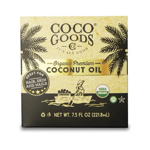 Miniatura 2 de Coco Goods Co. Aceite de coco orgánico de origen único premium, centrifugadora extraída – Ideal para el cuidado del cabello y las uñas, hidratante