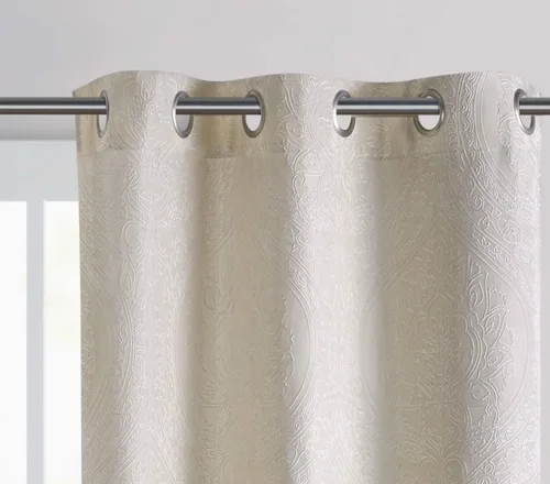 Miniatura 3 de Tahari Home Colección Carden Juego de cortinas modernas y elegantes, cortinas decorativas con ojales, 38 x 84 pulgadas, gris pardo