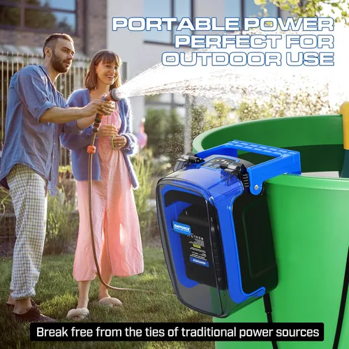 Miniatura 2 de Bomba de transferencia de agua sumergible inalámbrica de 20 V, bomba de sumidero portátil de 1003 GPH, bomba de agua alimentada por batería de 4.0