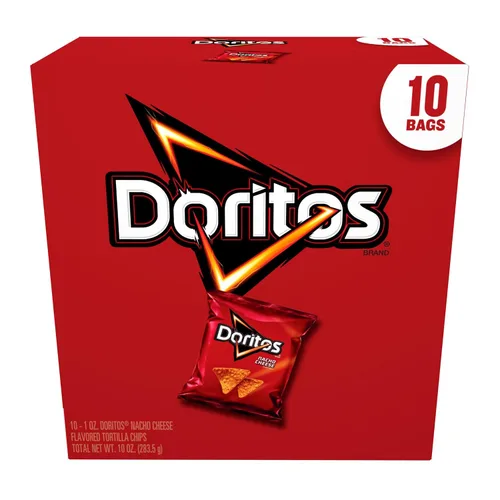 Miniatura 15 de Doritos Chips de tortilla saborizados, nacho picante, 42 onzas (paquete de 4)