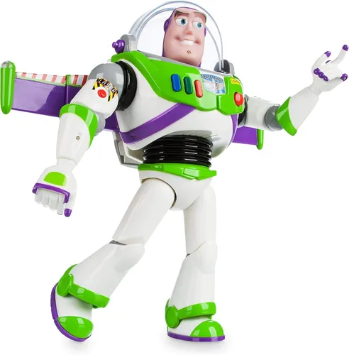 Miniatura 10 de Disney Store - Figura de acción parlante interactiva oficial de Rex de Toy Story, incluye sonidos y frases de las películas, interactúa con otras