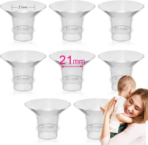 Miniatura 22 de Inserto de brida de 0.709 in compatible con brida de 0.945 in/escudo de extractores de leche, para Momcozy S9 Pro S10 S12 Pro Medela Spectra Elvie