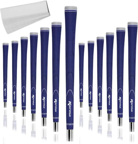 Miniatura 5 de Karma Neion II - Juego de agarres de golf de repuesto, de goma antideslizante de colores vibrantes para hombres y mujeres, elige individual, 9, 13