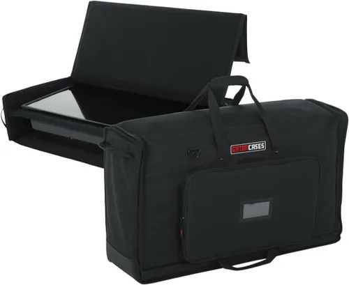 Miniatura 22 de Bolsa de transporte doble acolchada de nailon Gator Cases para transportar (2) pantallas LCD, monitores y televisores de entre 19" - 24