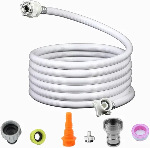 Miniatura 10 de Mangueras de lavadora portátil, mangueras compactas para lavadora, manguera para lavadora de doble tina, lavadora portátil para accesorios