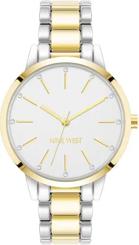 Miniatura 11 de Nine West Reloj de pulsera con detalles de cristal para mujer