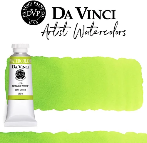 Miniatura 344 de DA VINCI PAINTS Pintura Acuarela Profesional para Artistas, Alizarin Crimson (Quinacridone), 37ml Índigo