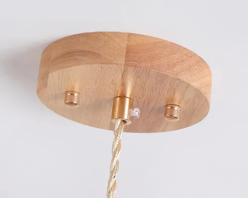 Miniatura 8 de Lámpara colgante de bambú de una sola luz, cesta bohemia ajustable hecha a mano, tejida a mano, mini iluminación colgante para cocina, isla