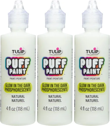 Miniatura 15 de Pintura para tela Tulip Puff con acabado metálico, pintura permanente para manualidades para ropa, proyectos de bricolaje, no tóxica, 4 fl oz, 3 Oro