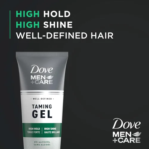 Miniatura 3 de DOVE MEN + CARE Gel de peinado de 3 unidades de gel para domar el cabello para una sujeción fuerte, producto de peinado para un cabello más grueso