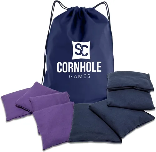Miniatura 6 de Bolsas de cornhole resistentes al clima (juego de 8) - Tamaño/peso profesional de regulación (16 oz) - Uso en tableros de cornhole profesionales
