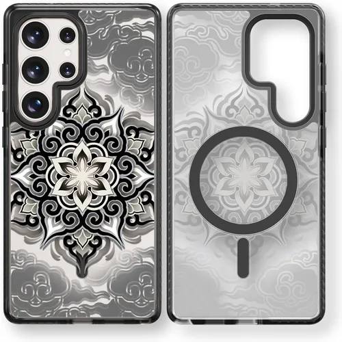 Miniatura 42 de Rosarnnah Funda compatible con Samsung Galaxy S24 Ultra, bonita estética, a la moda, divertida funda con estampado de gatito y gato, duradera a