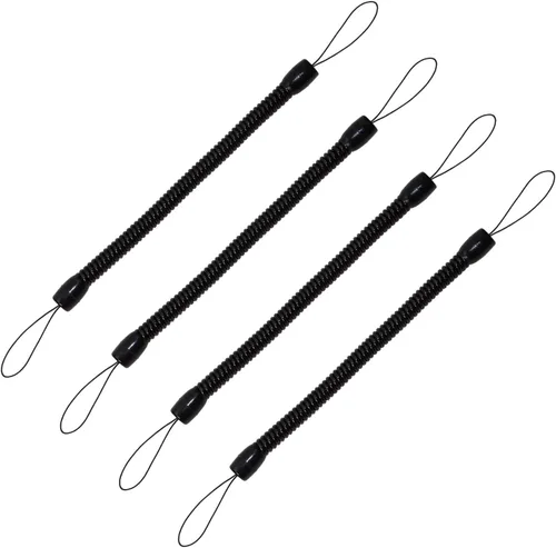 Mini Skater Cordón elástico de plástico para bolígrafos táctiles, correas de resorte helicoidal, ata un bolígrafo de dibujo a la pantalla táctil, 4