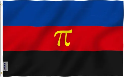 Miniatura 9 de Anley Fly Breeze - Bandera intersexual de 3 x 5 pies, cabecera de lona y ojales de latón, bandera del orgullo intersexual, bandera con ojales