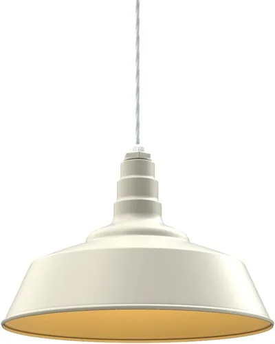 Miniatura 37 de Steel Lighting Co. Manhattan Warehouse Light Lámpara colgante montada en el techo Cúpula de 20 pulgadas Montaje al ras Luz de granero
