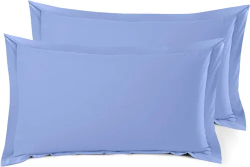 Miniatura 114 de Nestl Juego de 2 fundas tipo sham de almohada suaves - Fundas de almohada de microfibra de doble cepillado - Fundas de almohada de cama premium